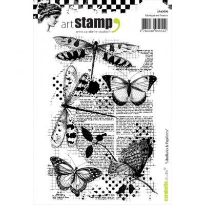 Carabelle Studio Cling stamp libellules & papillons Libellen und Schmetterlinge